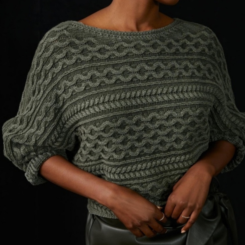 Pilcro Micro Fisherman Sweater